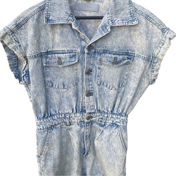 BLANK NYC Denim Shorts Jumpsuit I Size: M - Picture 3 of 16